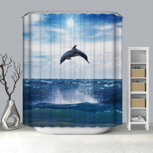 Textil zuhanyfüggöny, Ugró delfin