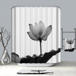 Textil zuhanyfüggöny, Virág